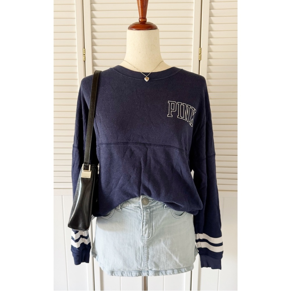 Victoria’s Secret PINK Navy Blue Sweatshirt
